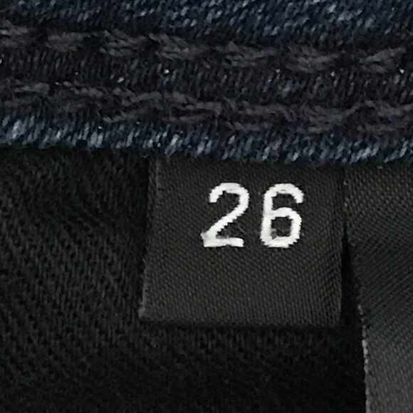 Hudson Collin Flap Pocket Skinny Ankle Jeans Women 26 Blue Mid Rise Stretch - Picture 5 of 16